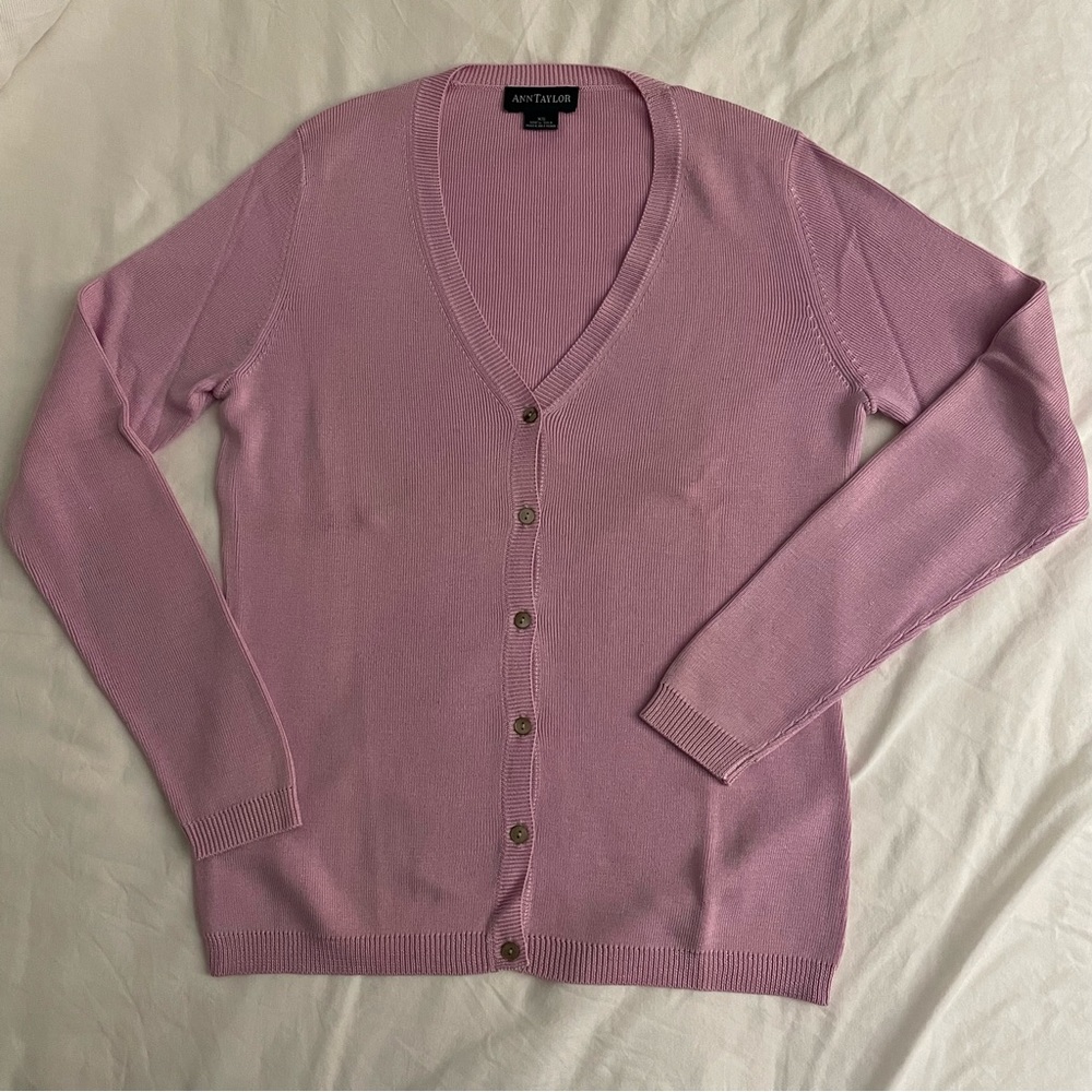 Ann Taylor Silk Cardigan